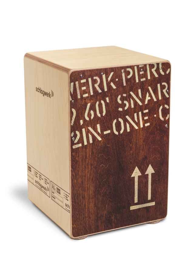 S-CP403RED - 2 IN ONE SNARE CAJON - MEDIUM - RED