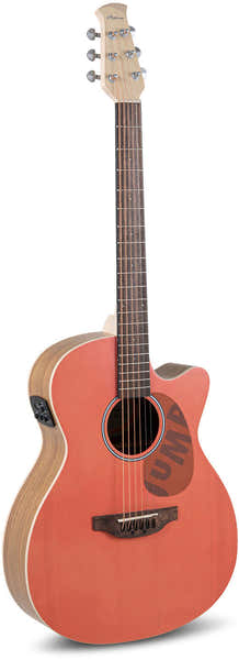 Applause Elektro-Akoestische Gitaar Jump Om Cutaway Electro Peach