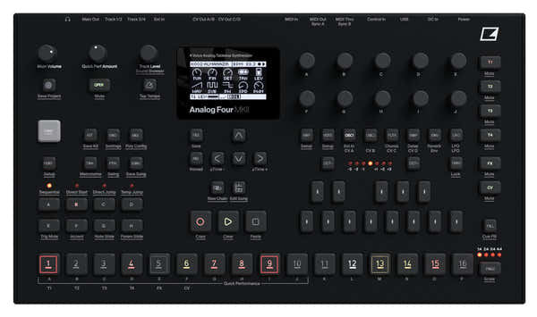 Analog Four MK2 Zwart