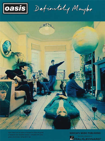 Wise Publications OASIS - DEFINITELY MAYBE PLAY GUITAR WITH