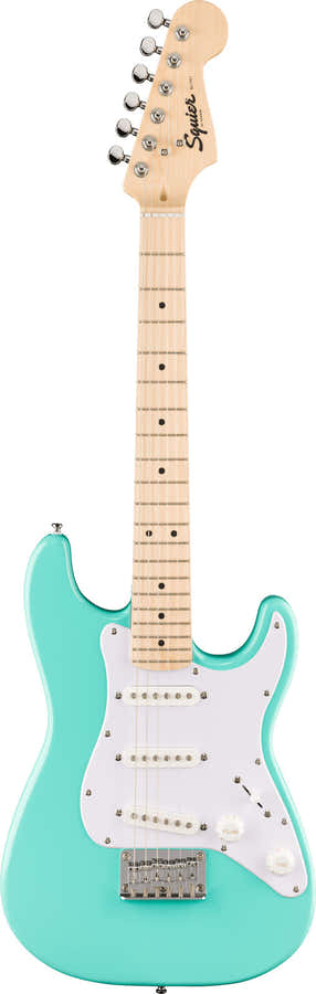Stratocaster SSS Mini MN Zeeschuimgroen