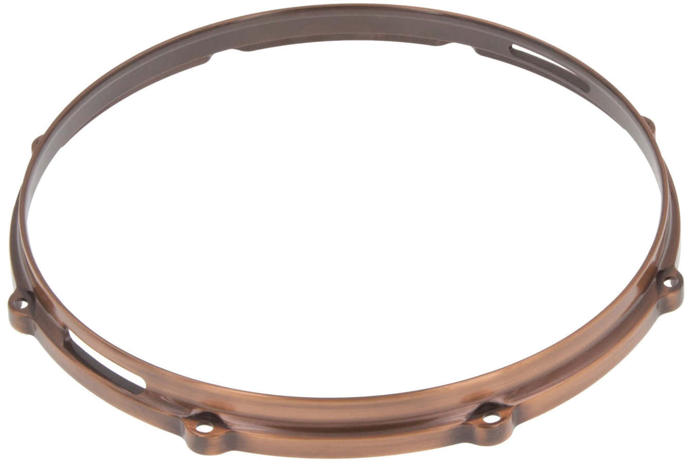 Hdc3-14-8Svbc 14" 8 Holes Snare Side 3Mm Die Cast Drum Hoop Vintage Brushed Copper