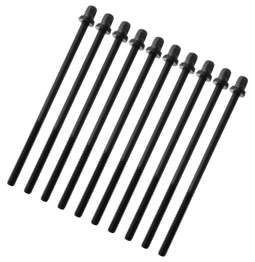 TRC-110W-BK - 110MM TENSION ROD BLACK WITH WASHER - 7/32" THREAD (X10)