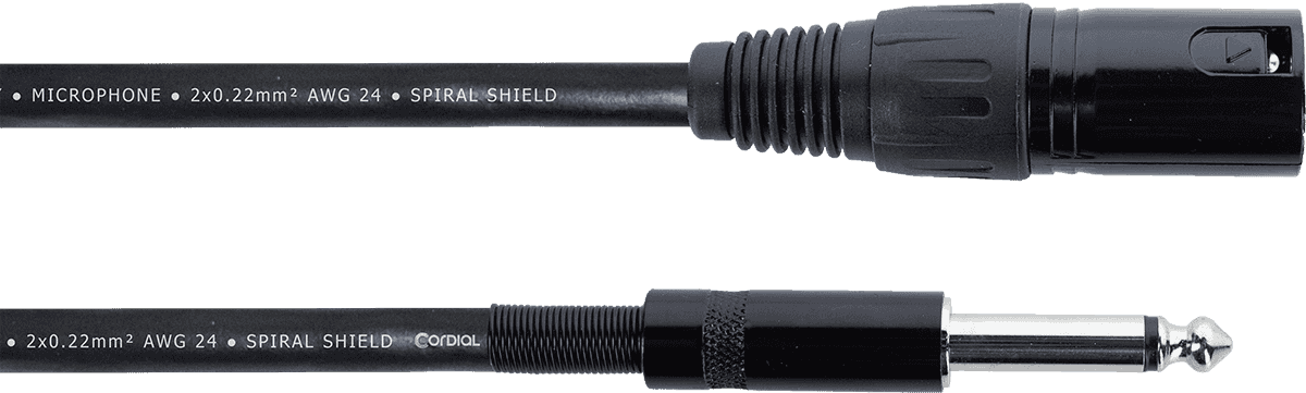 Audiokabel XLR Mannelijk / Mono-jack 5 M