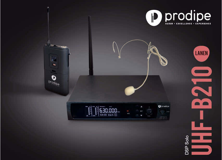 UHF B210 DSP Headset Solo - Gereconditioneerd