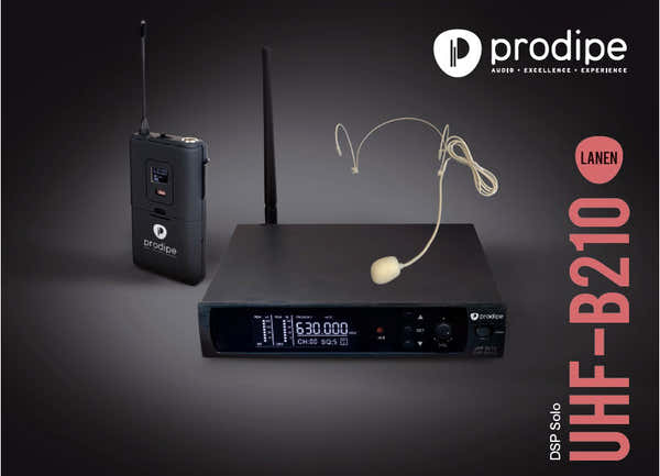 Prodipe UHF B210 DSP Headset Solo - Gereconditioneerd