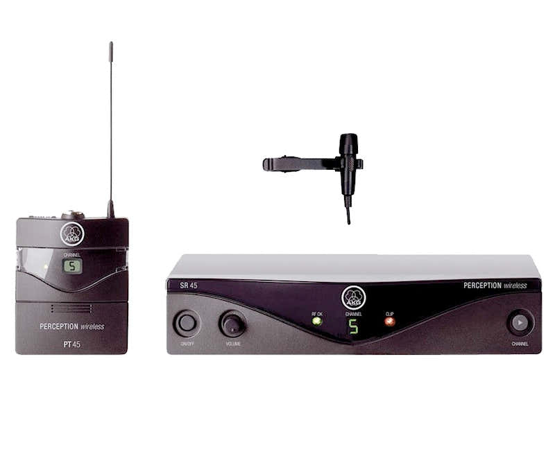 WMS45P-A - TIE-MICROFOON - UHF 500 MHZ TOT 865 MHZ