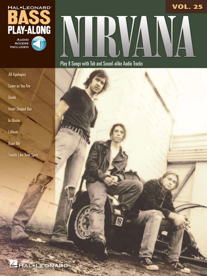 Nirvana - Bass Play Along Vol.25 + Audio En Ligne - Guitar Tab
