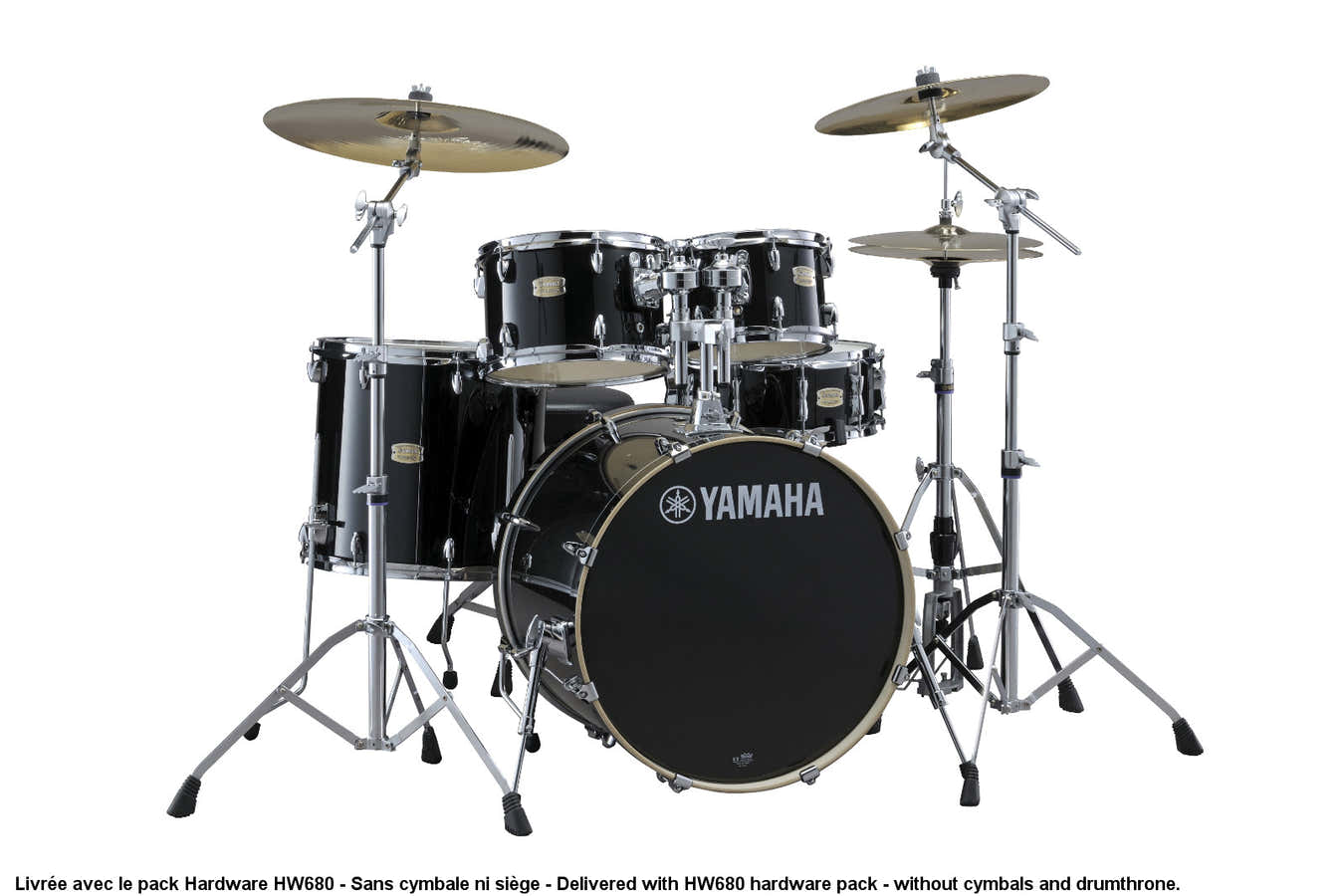 STAGE CUSTOM BIRCH - STANDARD - RAVEN BLACK + PACK HARDWARE HW680W
