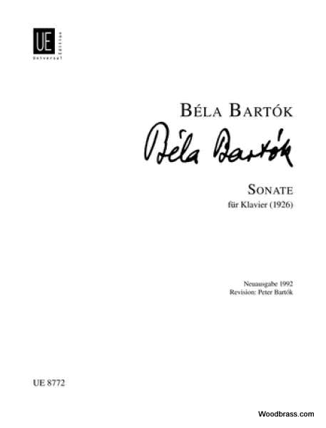 Universal Edition Bartok Bela - Sonate Pour Piano