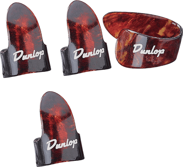 Dunlop 4 x Thumb and Fingerpicks Medium