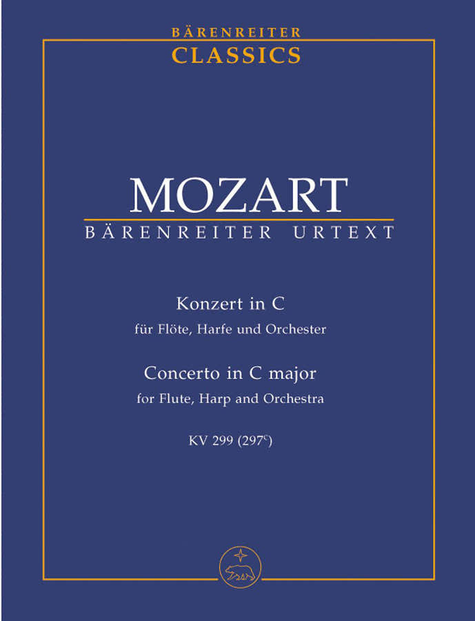 Moz W.A. Konzert Fur Flote Harfe Und Orchester Cdur Kv 299(297C) Conducteur Poche