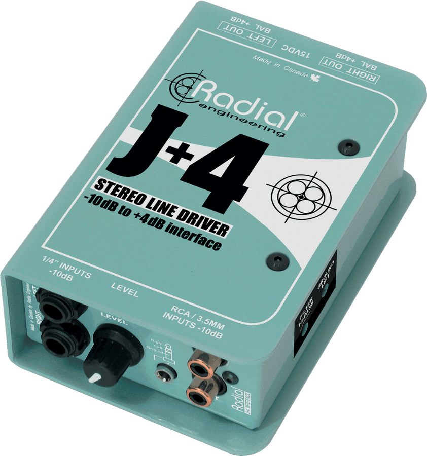 J+4 Actieve stereoconverter