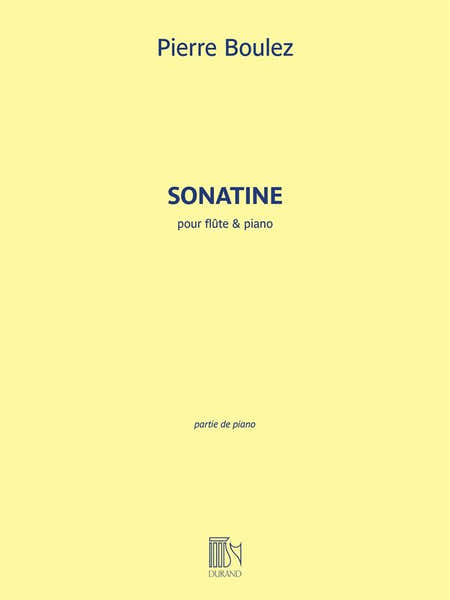 Durand Boulez Pierre - Sonatine - Flute & Piano