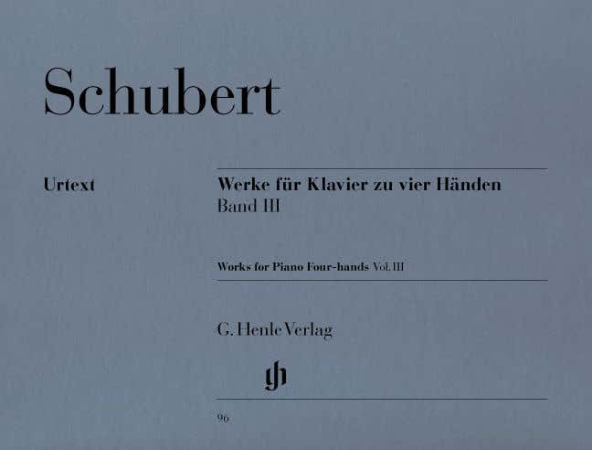 Schubert F. - Works For Piano Four-Hands Volume Iii