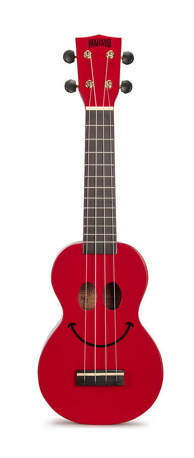 Gmh Usmile-Rd Ukulele Red Smile + Gigbag