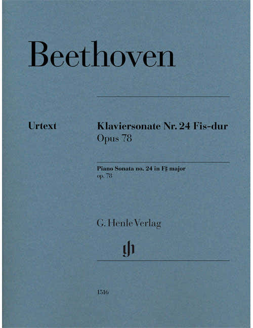 Piano Sonata No. 24 F Sharp Major Op. 78
