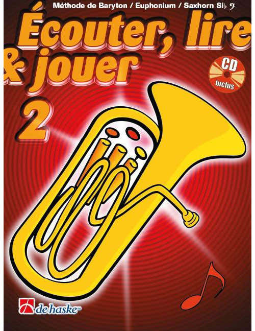 Écouter Lire Et Jouer Vol.2 Bariton Euphonium Saxhorn Bassleutel