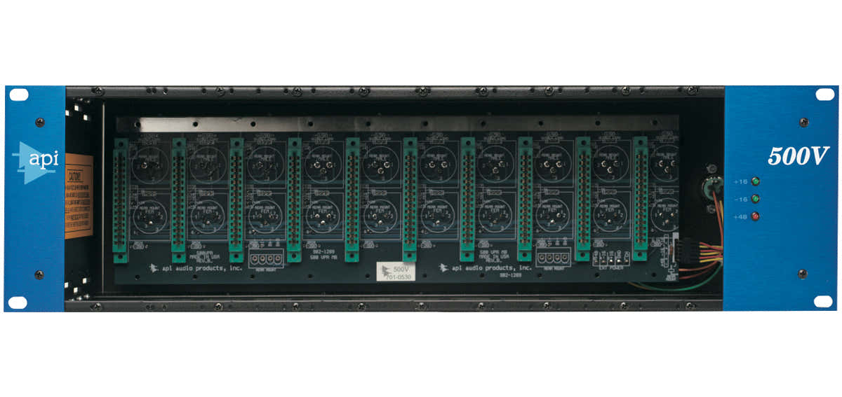 500VPR rack met 10 sleuven