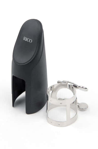 D'addario - Rico LIGATURE & CAP - ALTO SAX NICKEL PLATED