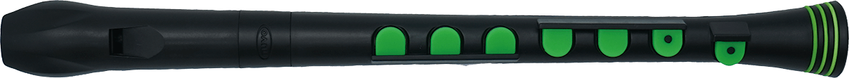 RECORDER+ ZWART EN GROEN