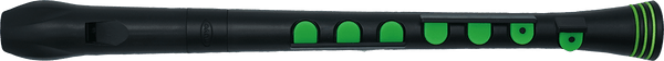 RECORDER+ ZWART EN GROEN