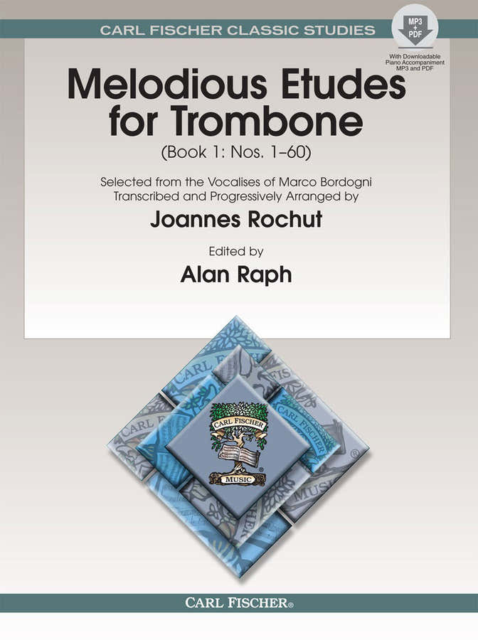Rochut J. - Melodieuze etudes voor trombone Vol.1 + Online audio