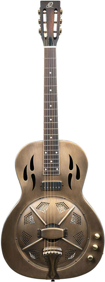 Americana 4/4 Resonatorgitaar + professionele gigbag
