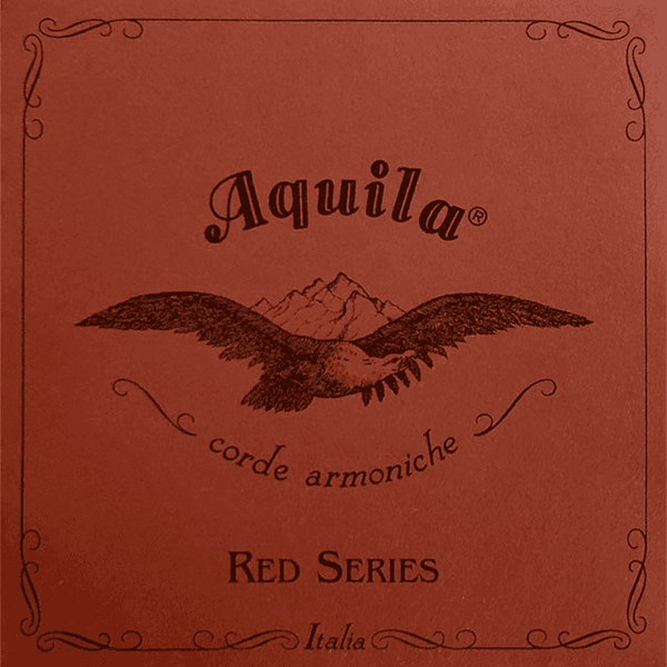 Reds Set Napolitaanse Mandoline,AA,DD,GG G Omwonden Rood