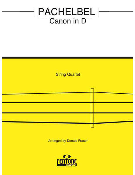 Fentone Music Pachelbel J. - Canon In D - Quatuor Cordes