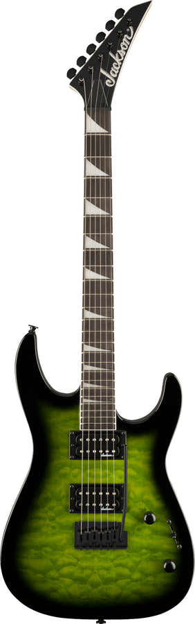 Js20 Dkq 2Pt Dinky Js Ama Transparent Green Burst