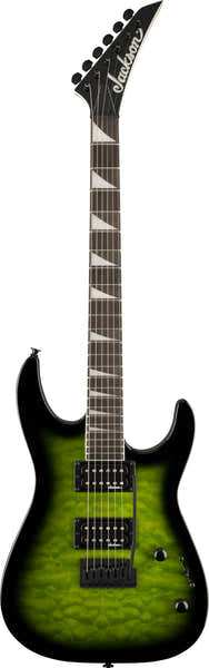 Jackson Guitars JS20 DKQ 2PT Dinky JS Ama Transparante groene burst