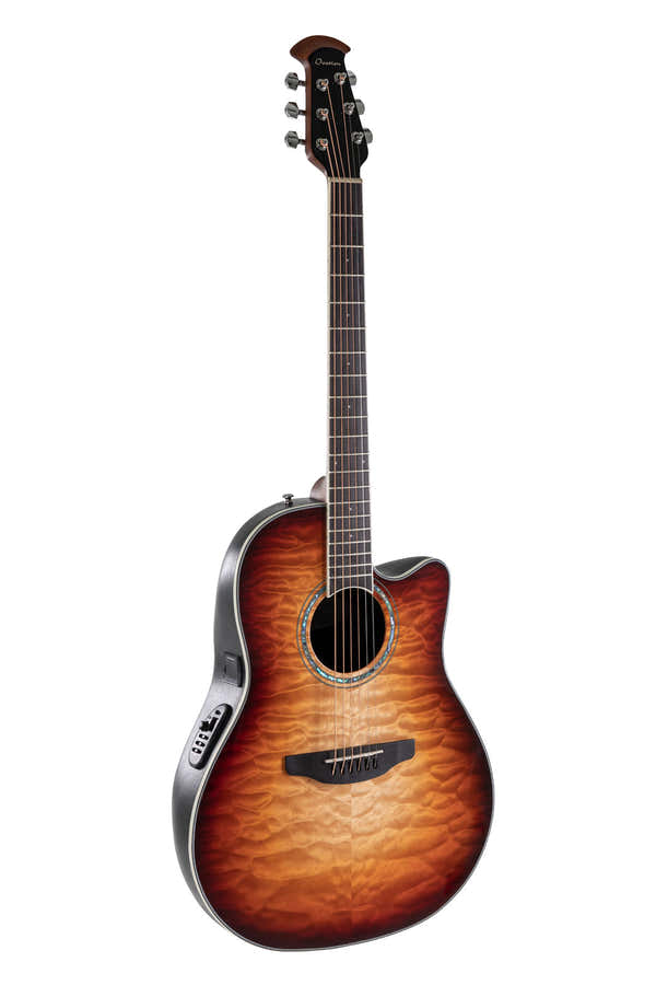 Elektro-Akoestische Gitaar Celebrity Standard Plus Mid Cutaway Cognac Burst Gloss