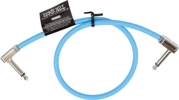 Ernie Ball PATCH CABLE FLEX 45CM - BLUE