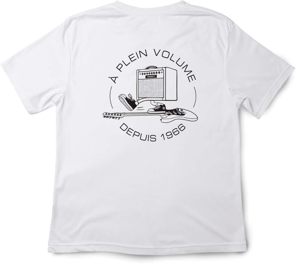 White T-Shirt Black Ride Logo XL-Size