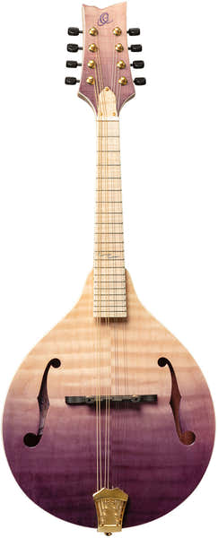 Americana A-Style-mandoline + Croco-leren koffer