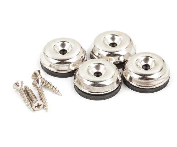 Pure Vintage Sphinx glijders (4) Nikkel
