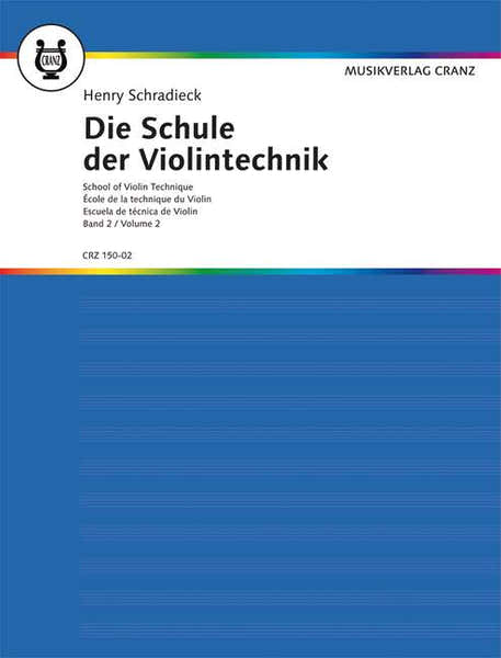 Schradieck Heinrich - Ecole De La Technique Du Violon Vol.2
