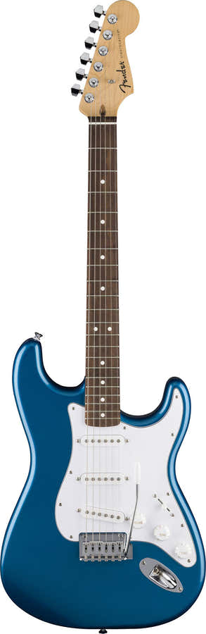 Standard Stratocaster LRL Witte Slagplaat Aqua Marine Metallic