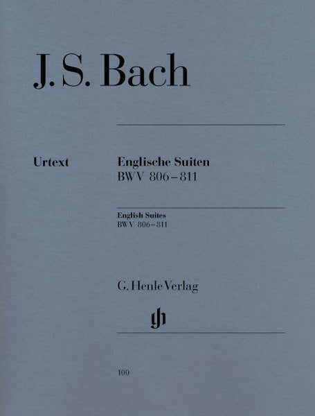 Henle Verlag Bach J.S. - English Suites BWV 806-811