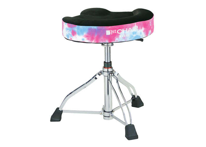 HT550TDPS Drumkruk 1ST Chair Glide Rider Fluorescent Pink Sky Seat
