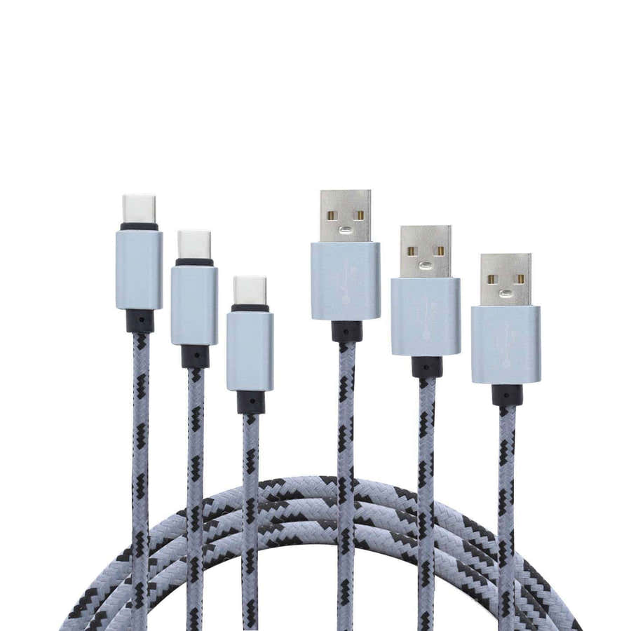 USBA-miUSB Pa - Pack 3 USB / Micro USB-kabels BL