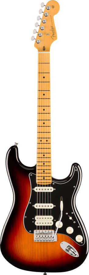 American Professional Classic Stratocaster HSS MN 3-kleuren-sunburst