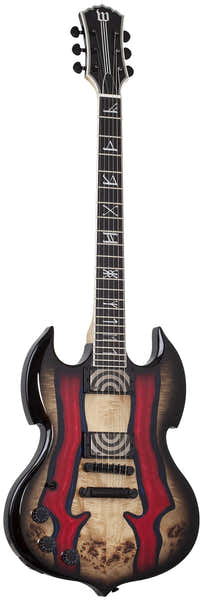 Schecter Audio Barbarian Signature Zakk Wylde Special Edition LH Blood River Burl