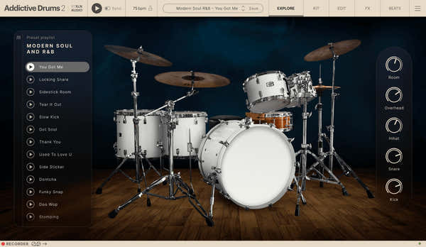 XLN Audio Addictive Drums 2 Modern Soul en R&B ADpak