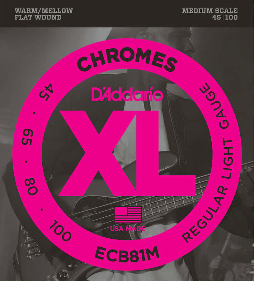 ECB81m Chromes Middellange mensuur Regular Light 45-100