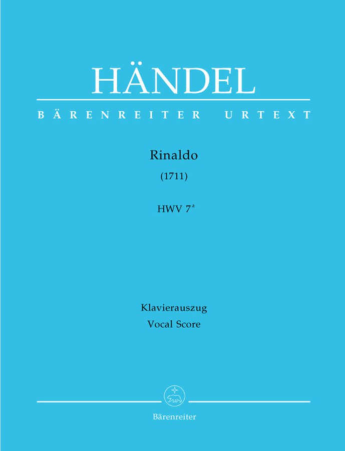 Handel G.F. - Rinaldo HWV 7a - Reduction Piano