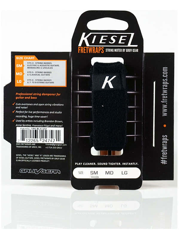 FretWraps Kiesel Black - Small