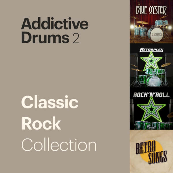 XLN Audio Addictive Drums 2 Classic Rock-collectie