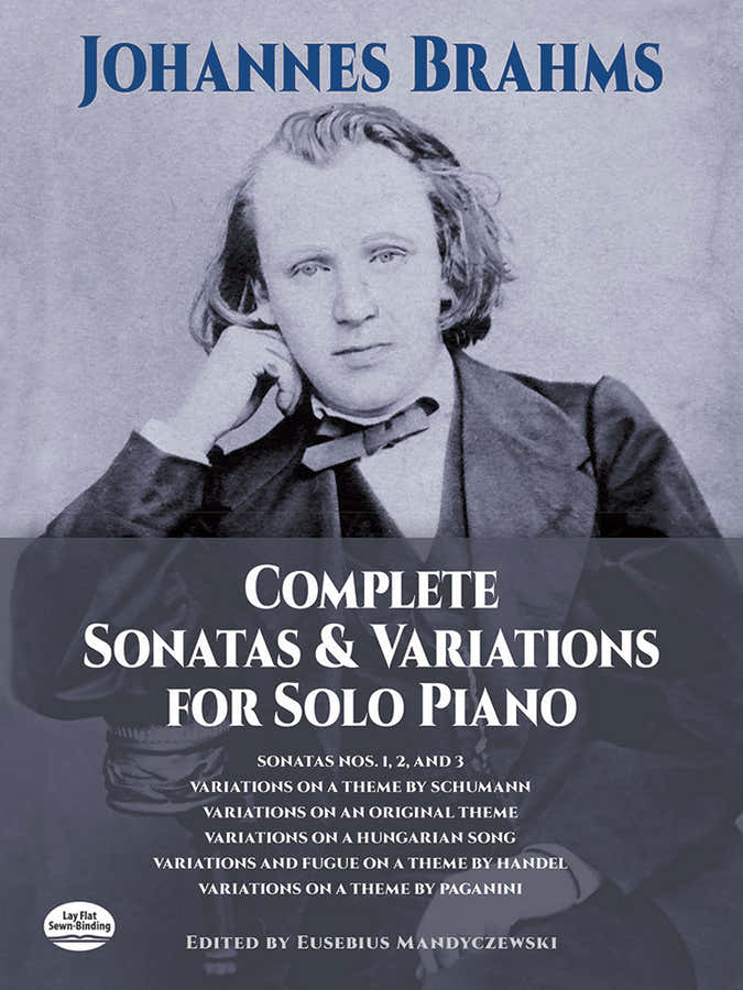 BRAHMS COMPLETE SONATAS AND VARIATIONS - PIANO SOLO